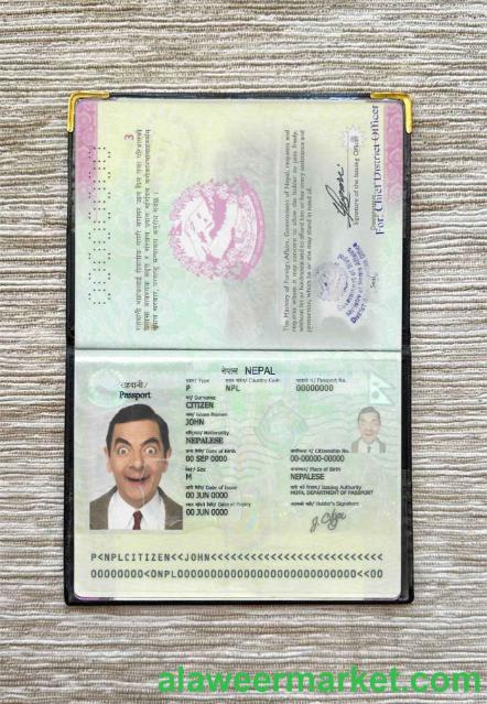 Nepal passport photo look